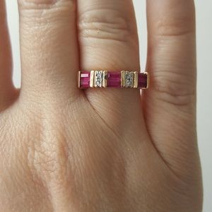 Ruby and Sapphire Ring